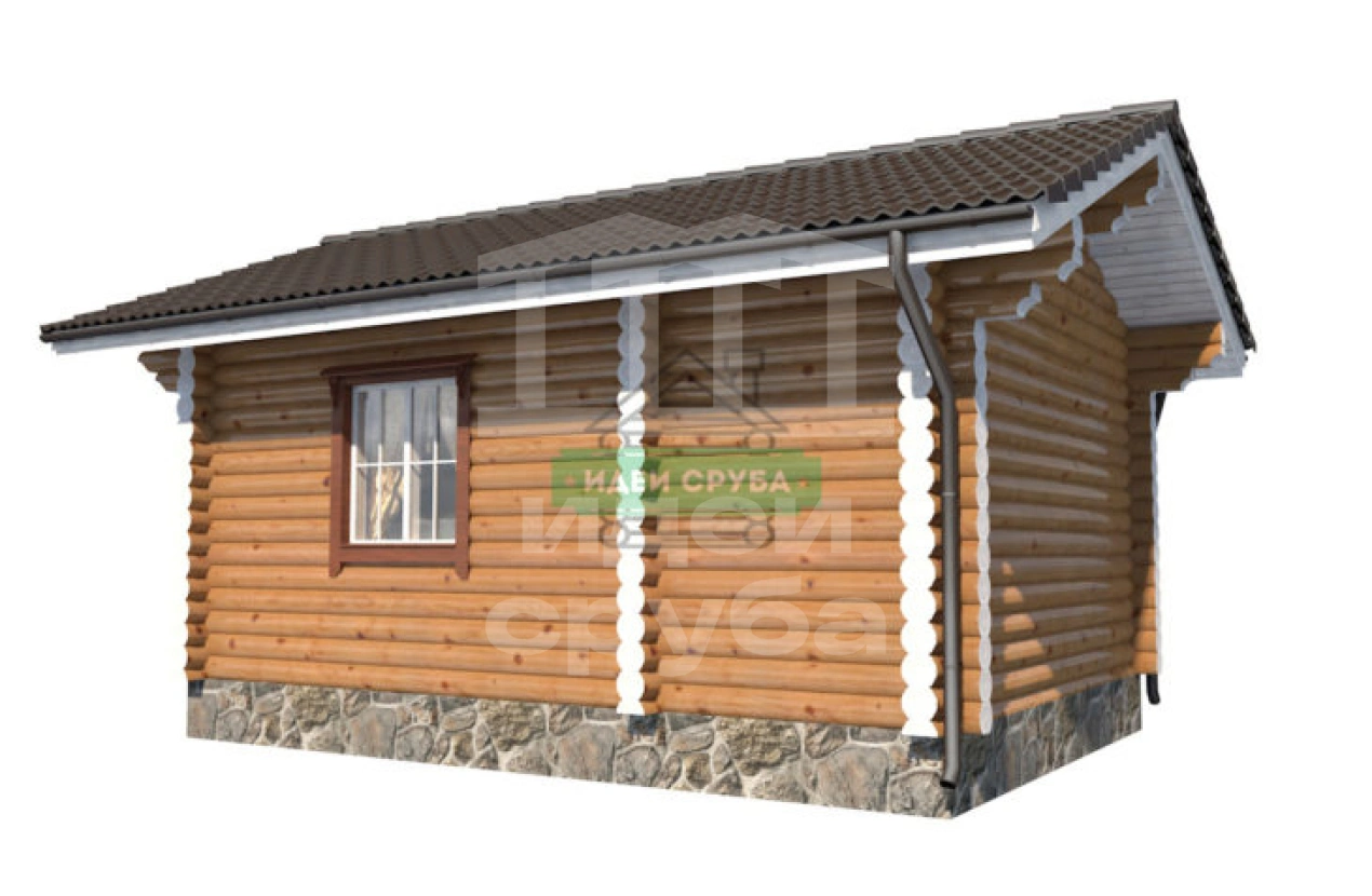 Проект бани Брусника